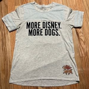 More Disney More Dogs t shirt